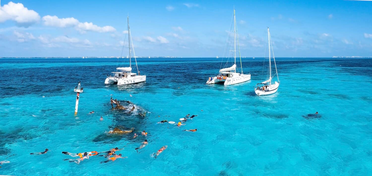<ul> <li><strong>Sample Cost: $65 – $1,000 (Boat Tour)</strong></li> </ul> <p>Those traveling to Cancun looking to splurge have plenty of opportunities to do so. One of the most popular options is to rent a boat with an open bar. Mostly centered around Isla Mujeres, there are dozens of different boat companies that operate with costs starting at around $1,000 per group. The trip can last up to 7 hours on your private catamaran. There's plenty of time for drinking, snorkeling, and more drinking.</p> <p>Beyond the boat tour, you don't have to go too crazy but you can do things like ATV Adventures starting at $79 or Parasailing tours starting at $65. While these aren't "luxury" costs, Cancun is a destination for wild adventures so the idea is to live to the extreme rather than dine at a fancy restaurant.</p> <p>Agree with this? Hit the Thumbs Up button above. Disagree? Let us know in the comments with what you'd change.</p>