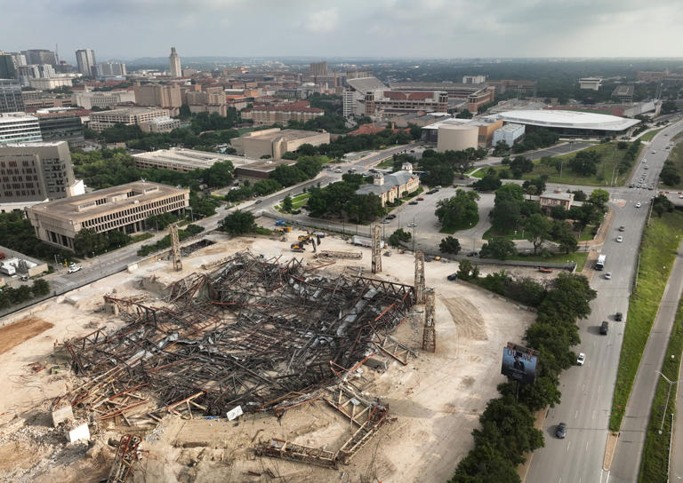 Frank Erwin Center on the University of Texas flattened