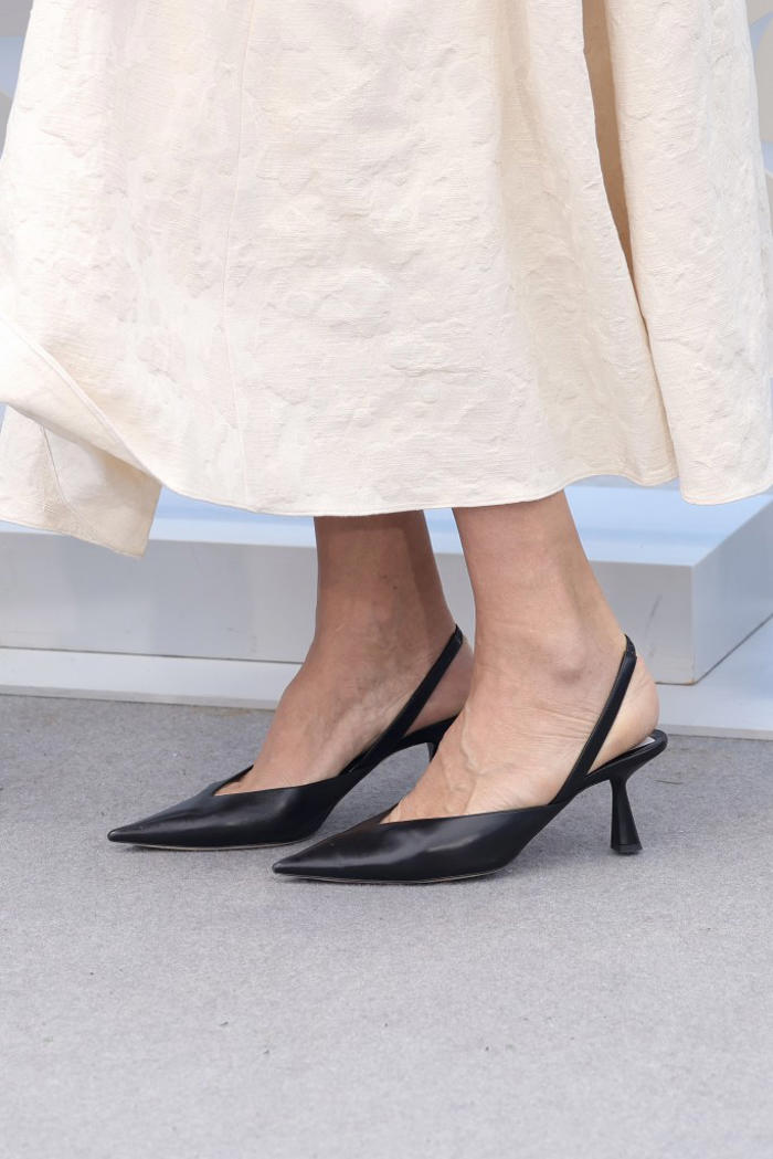slingbacks at cannes film festival: the 1950s shoe style trends with selena gomez, uma thurman and hunter schafer