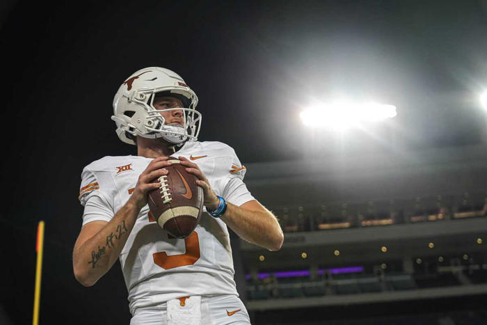 quinn ewers sums up texas' theme on offense in 2024 with one word