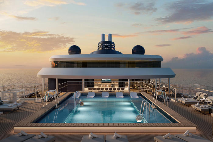 ritz-carlton releases images of its second superyacht, and it looks stunning