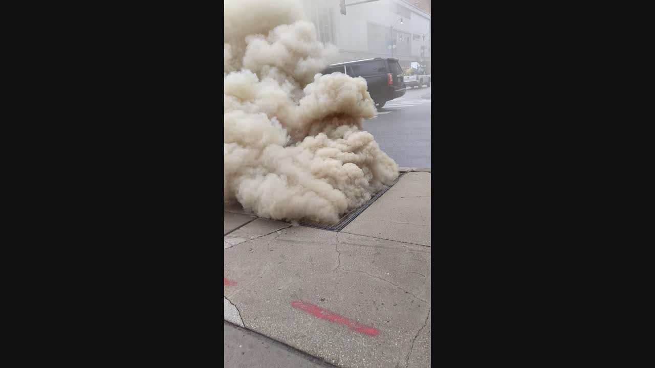 Underground Transformer Fire Smokes Out City Intersection