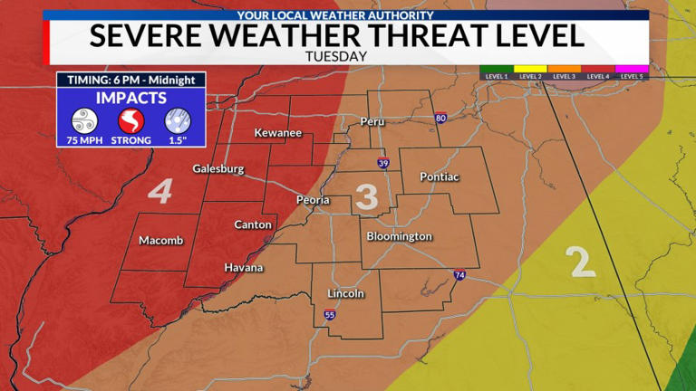 Severe Weather Alert Day Destructive Winds And Tornadoes Possible Tuesday Evening 5058