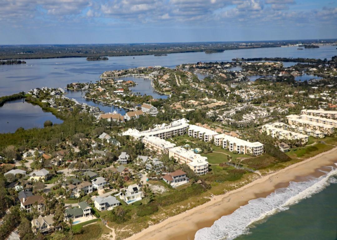 <p>- National rank: 4th best place to retire<br> - Population: 4,255</p>  <p>Just west of Tampa is Indian River Shores, a smaller, quieter beach locale perfect for folks searching for a slow-paced retirement. Miles of white sandy beaches, the Seaside Seabird Sanctuary, and a supremely affordable cost of living are some of the small town's biggest draws.</p>