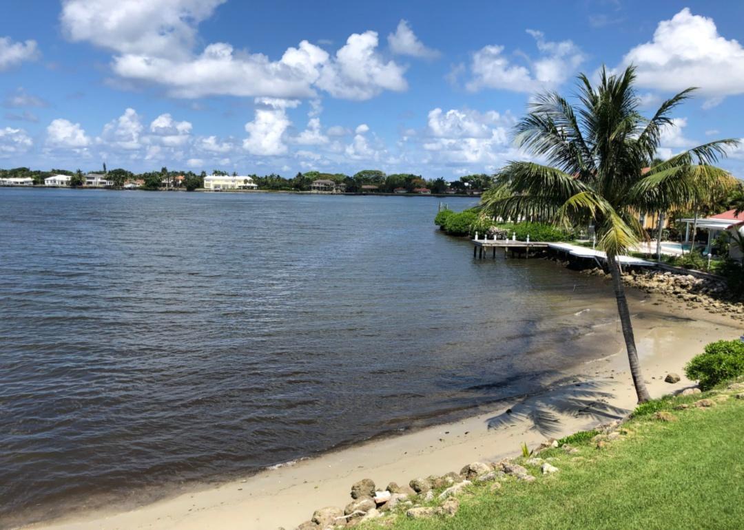 <p>- National rank: 48th best place to retire<br> - Population: 2,800</p>  <p>Halfway between Boca Raton and West Palm Beach, Hypoluxo is beloved for its slower pace of life, abundant natural beauty, and weird history. Residents love to show off the main park, which is landscaped almost entirely with indigenous plants and regale you <a href="https://www.thepalmbeaches.com/explore-cities/hypoluxo">with the story of the barefoot mailmen</a> (who are honored with a 14-foot statue along a local trail system).</p>