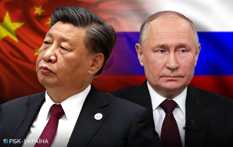 Chinese leader Xi Jinping and Vladimir Putin (photo: RBC-Ukraine collage)