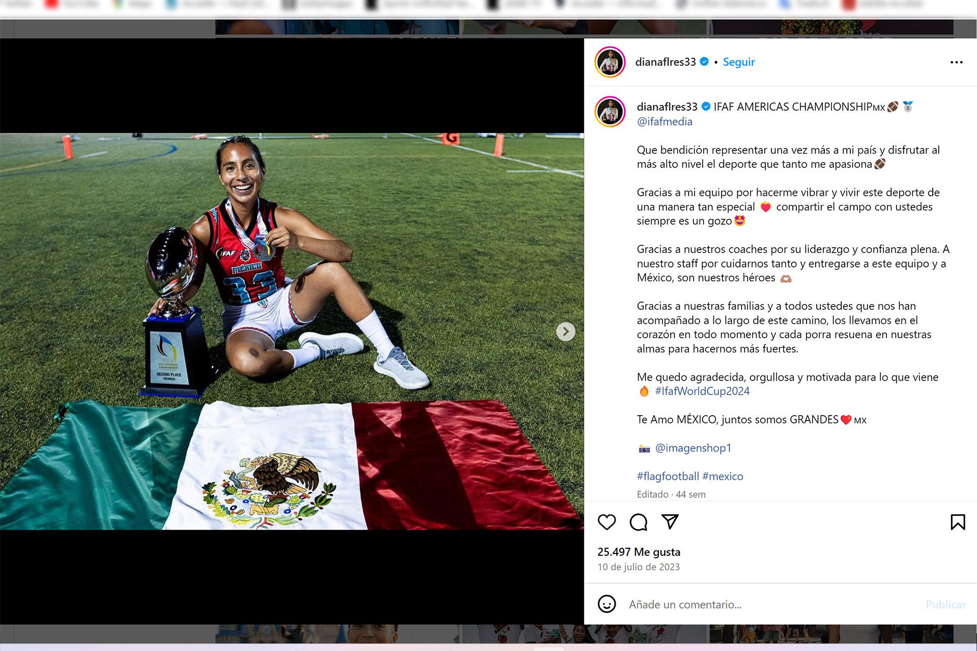 Por qué todo el mundo habla de esta joven deportista mexicana: Diana Flores