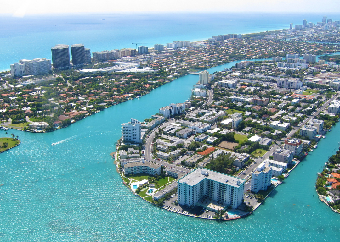 <p>- National rank: 19th best place to retire<br> - Population: 5,665</p>  <p>Surfside may only span 1 square mile of Miami-Dade County, but it's overflowing with charm. Steps away from the Atlantic Ocean, the area's quaint downtown is easily walkable, filled with local shopping and dining options, and home to some of the most luxurious resorts and apartment buildings in the wider area.</p>