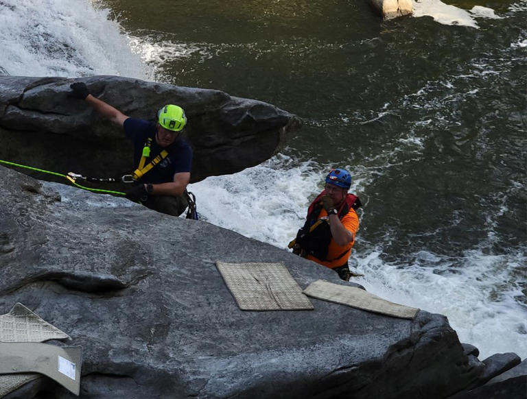 Man Rescued After Falling 40 Feet At Great Falls In Salisbury