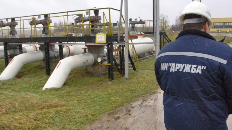 Teil der Ölpipeline Druschba in Russland (Archivbild): Moskau verkauft aktuell einen Großteil seines Öls über den Seeweg. (Quelle: Itar-Tass/imago-images-bilder)