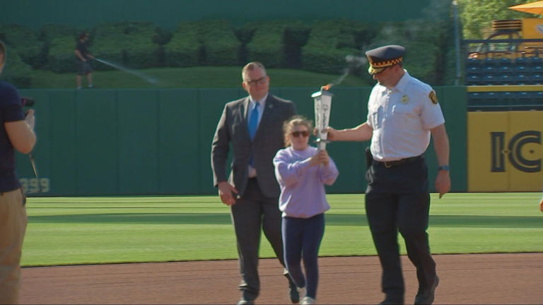 Pittsburgh-area law enforcement officers and athletes came together Tuesday morning for the 13th annual Special Olympics Pennsylvania Be A Fan Torch Run, which kicked off at PNC Park.