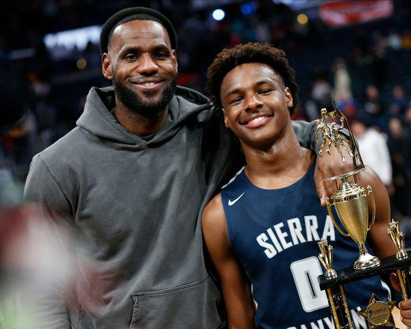bronny james says ‘it’s tough’ being the son of lebron james: ‘a lot of criticism gets thrown my way’