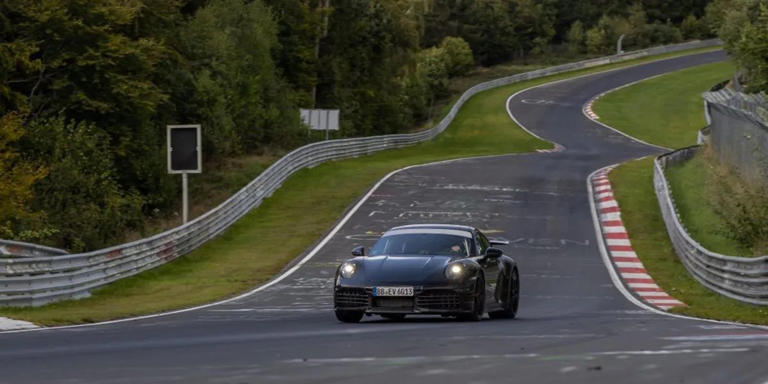 The hybrid-powered 992.2 lapped Germany's famous Nürburgring in 7:16.934, but the 992.1 model it beat is up for debate.