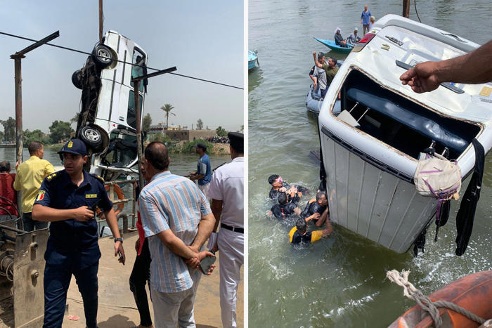 egypte : un minibus tombe dans le nil, au moins 10 ouvrières meurent