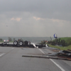 Tornado leaves field of debris after crossing highway in Iowa<br>