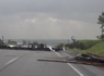 Tornado leaves field of debris after crossing highway in Iowa<br><br>