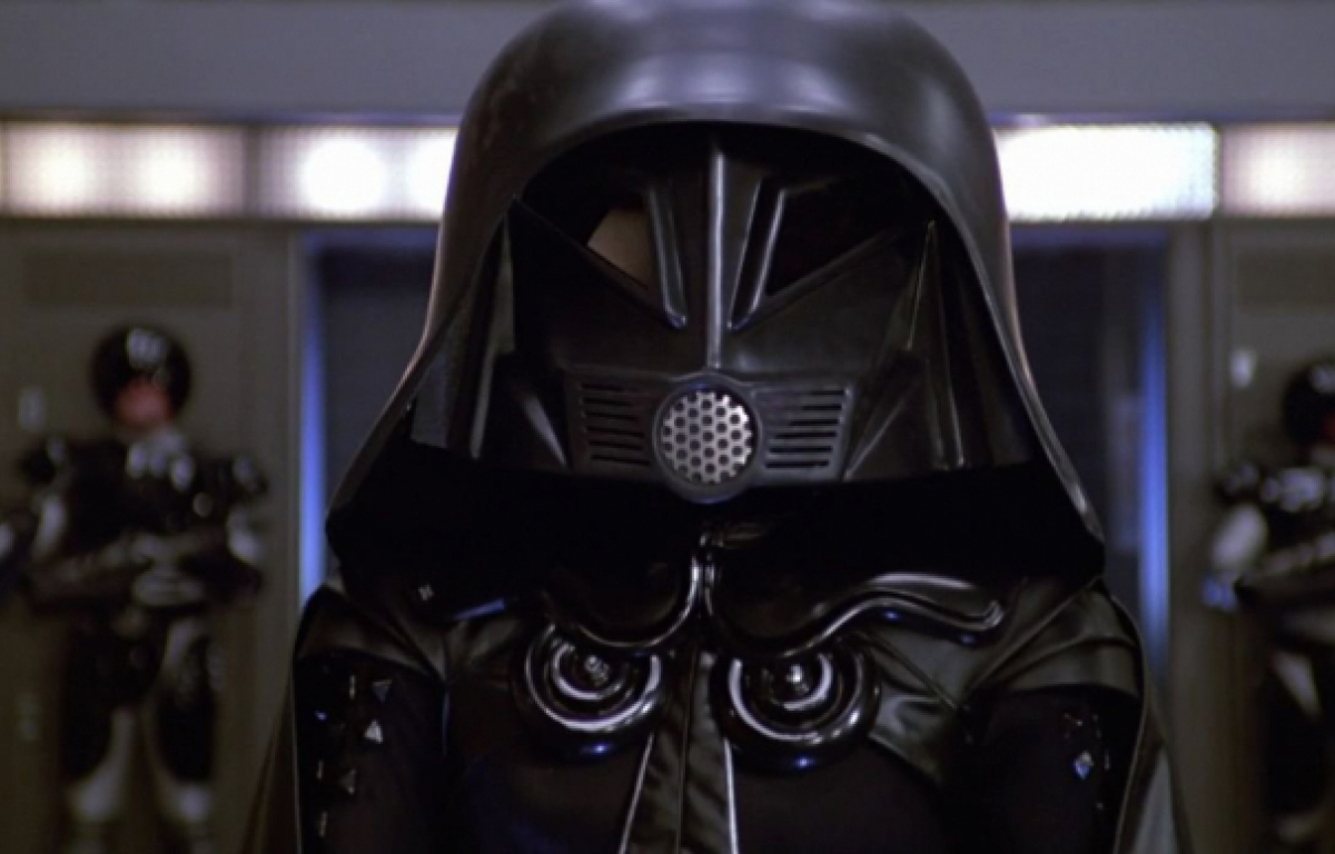 <p>One of the greatest movie parodies ever made, Spaceballs is a comedy classic that stars Bill Pullman, D. Van Patten, and Rick Moranis as Dark Helmet. It’s a Star Wars adventure done Mel Brooks style!</p>
