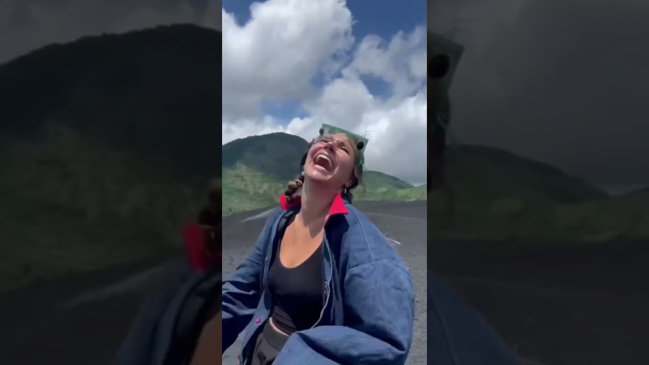 Kacey asks: Have you ever slid down an active volcano?