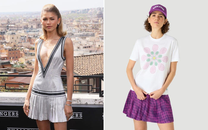 wimbledon clothing in demand after zendaya film revives ‘tenniscore’ trend