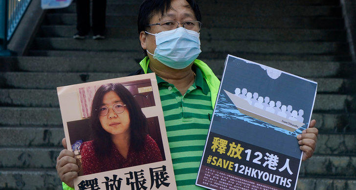 kinesisk journalist släppt efter fyra år