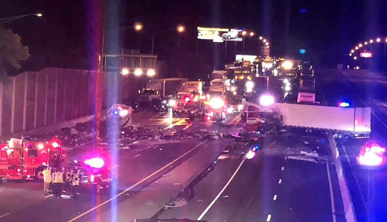 Two Dead, Box Truck Incinerated In Multi-Vehicle Route 80 Crash, Here's ...