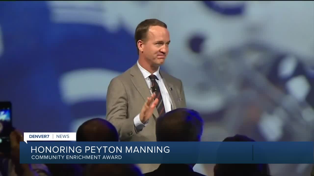 Peyton Manning To Be Honored With Community Enrichment Award