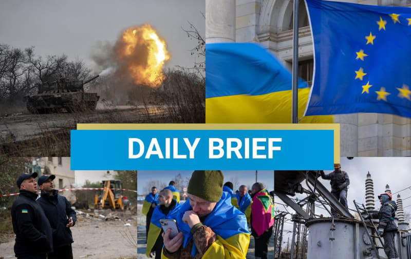 german foreign minister visited ukraine, eu decided on russian assets - tuesday brief