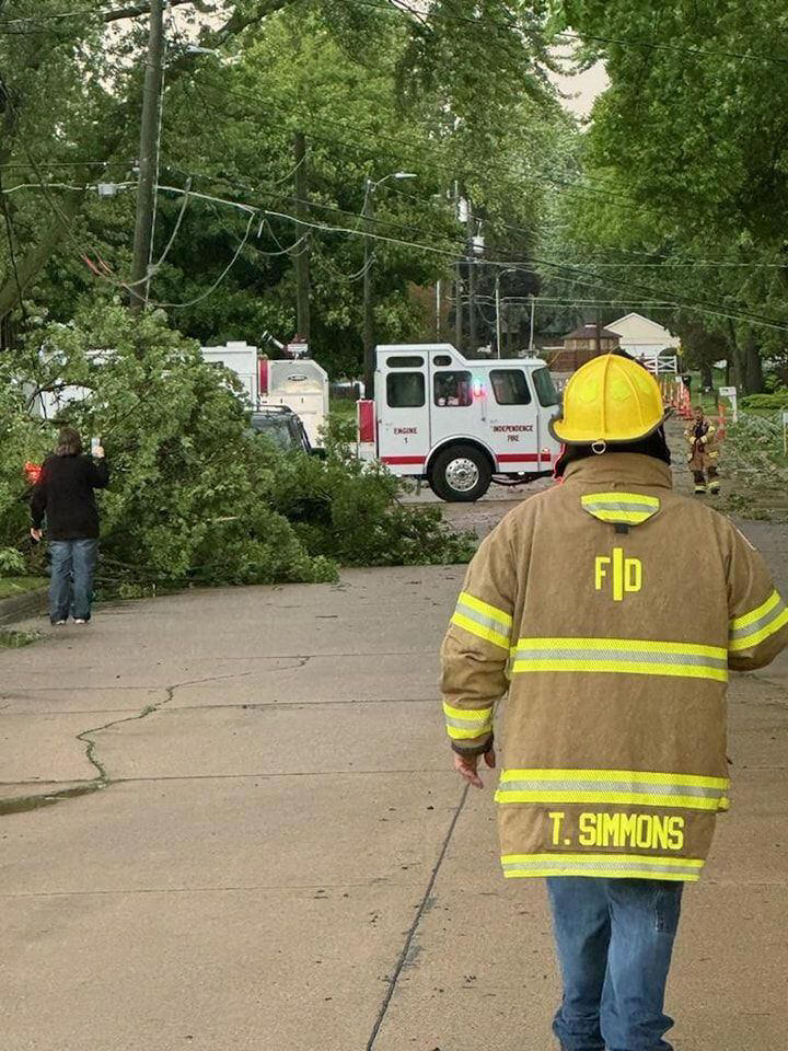 City of Independence recaps busy night for firefighters amid storm damage