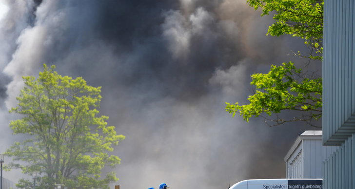 våldsam brand hos dansk läkemedelsjätte