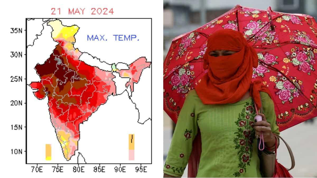 ‘looks like hell’: india swelters with higher than average temperatures, imd shares heat map