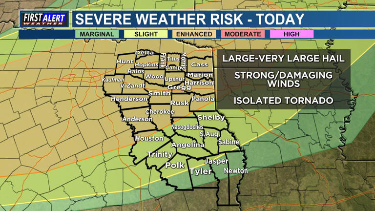 First Alert Weather Day Strong To Severe Thunderstorms Possible