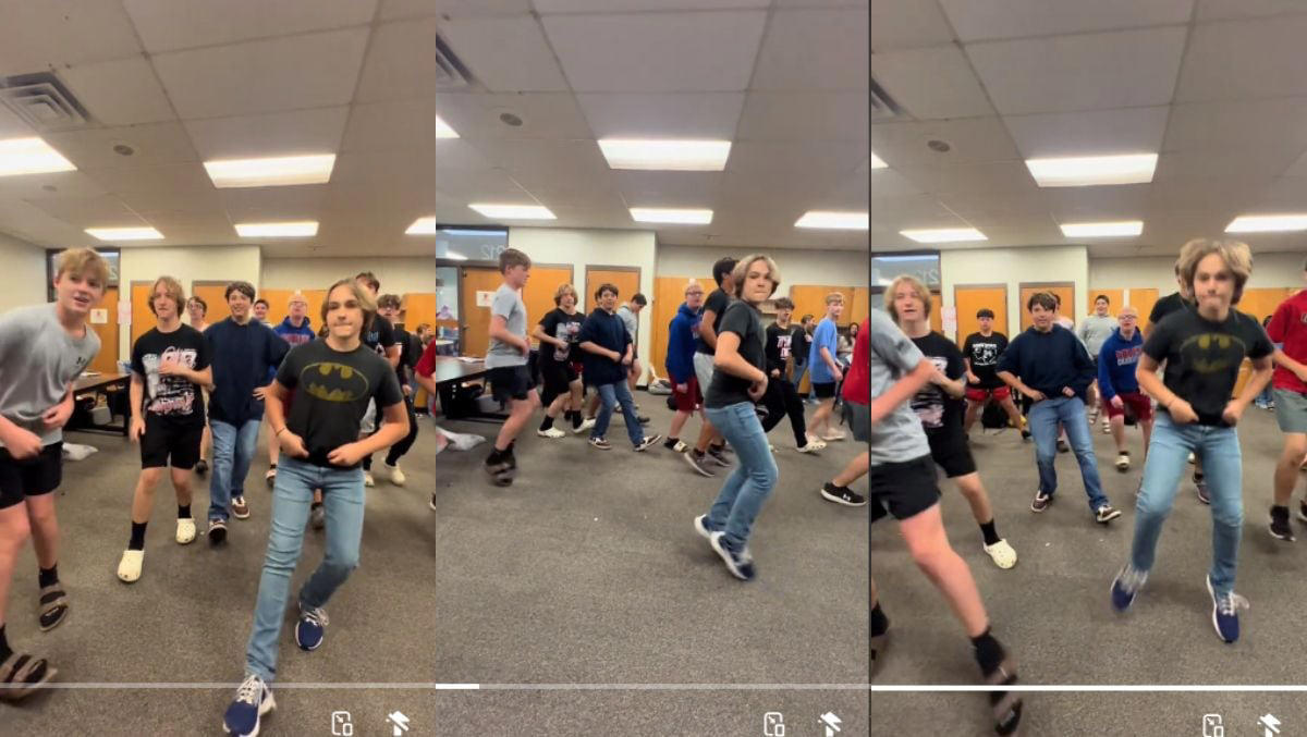 profesora de español en texas les enseña a sus alumnos a bailar “el payaso del rodeo”