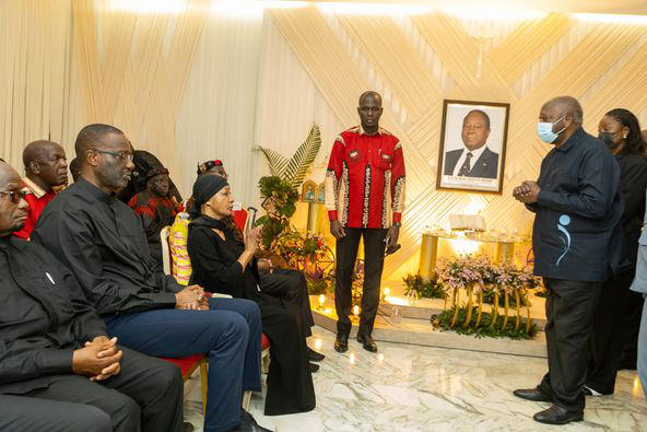 côte d’ivoire : laurent gbagbo auprès de la famille de bédié