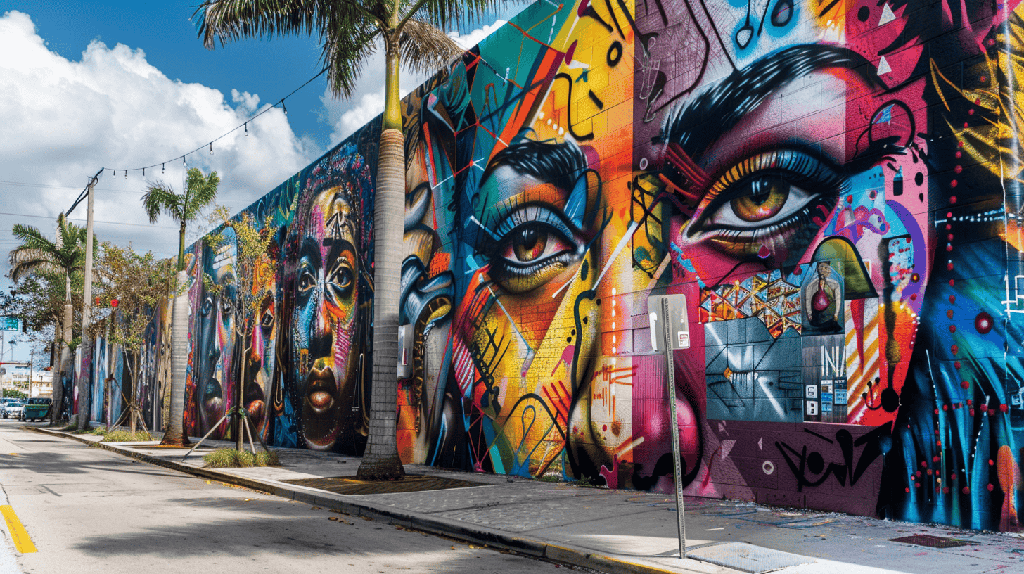 <p>Miami, Florida, is globally acclaimed for its vibrant street art scene, with Wynwood Walls as its centerpiece. Established in 2009, this outdoor museum has transformed the Wynwood neighborhood into a dynamic hub for large-scale murals by renowned artists like Shepard Fairey and Maya Hayuk. </p> <p>The ever-evolving collection of artwork turns former warehouses into a living canvas, attracting millions of visitors annually. Wynwood Walls has played a pivotal role in the neighborhood’s revitalization, making it a must-visit for urban explorers and art enthusiasts alike.</p>