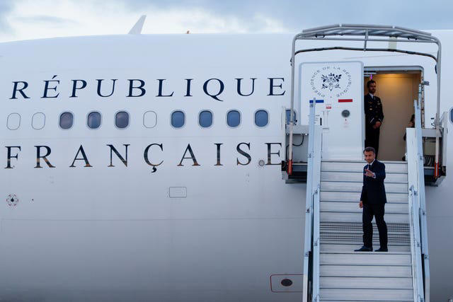 french president emmanuel macron flies to new caledonia amid ongoing unrest