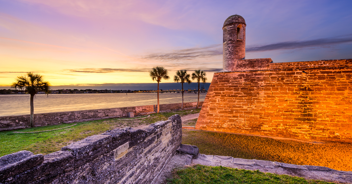 <p> St. Augustine is the oldest continuously inhabited European settlement in the country. It shows in the cobblestone streets of the historic district and at the Castillo de San Marcos. </p> <p> After enjoying all of the historic spots, visit the St. Augustine Alligator Farm ($36 each). </p><p><b>Pro-tip</b>: Grab a Cuban at the Columbia Restaurant for lunch. Don’t forget the beach! </p>