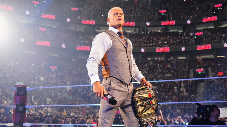 Cody Rhodes Addresses What The Rock Put In His Hand During WWE Raw ...