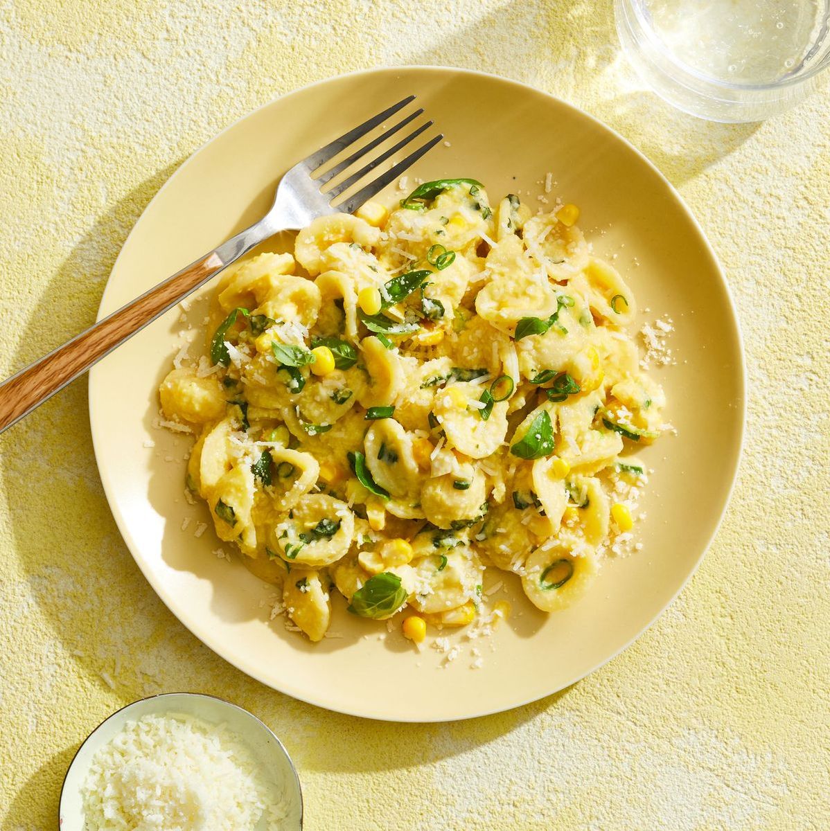 27) Creamy Corn Pasta