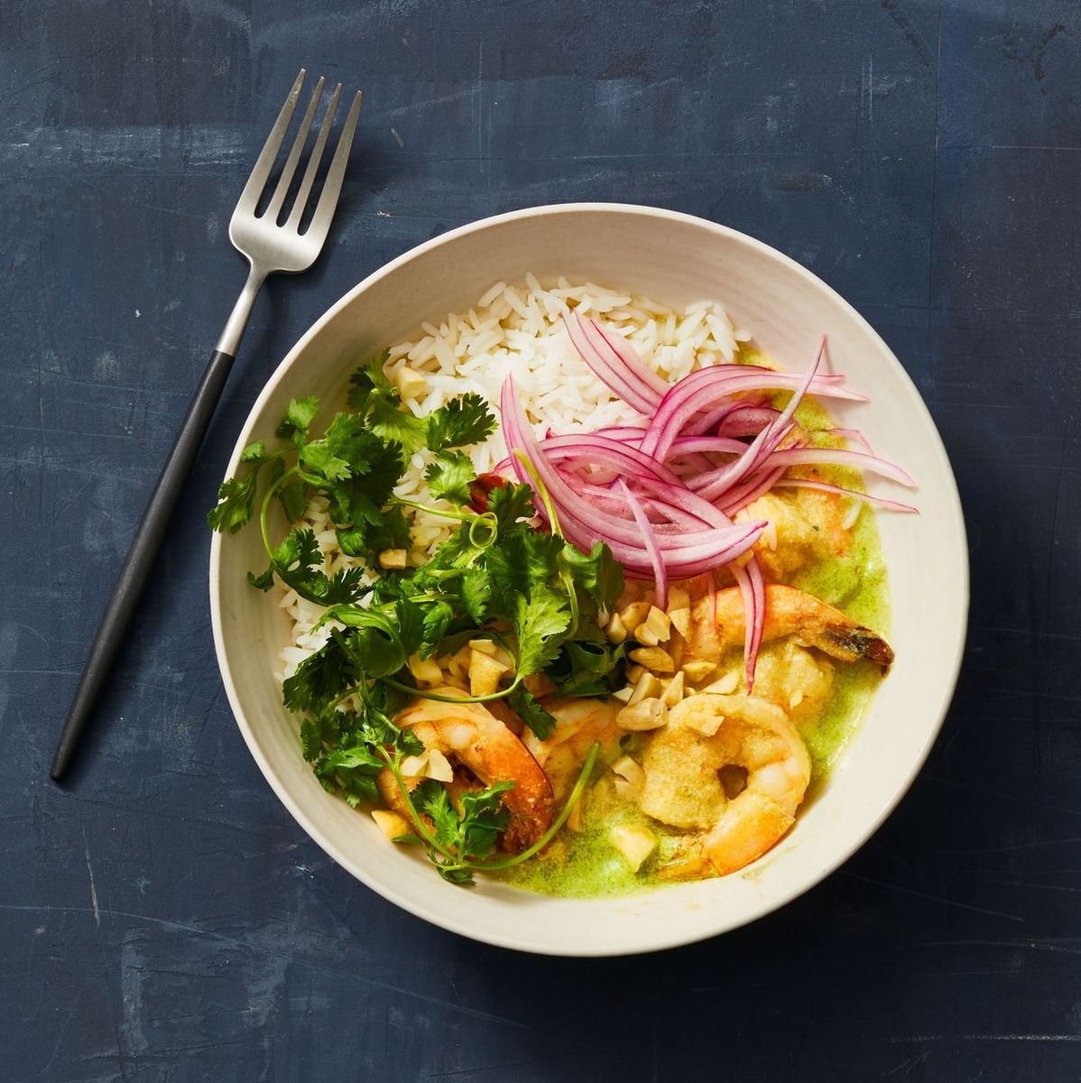53) Green Curry Shrimp