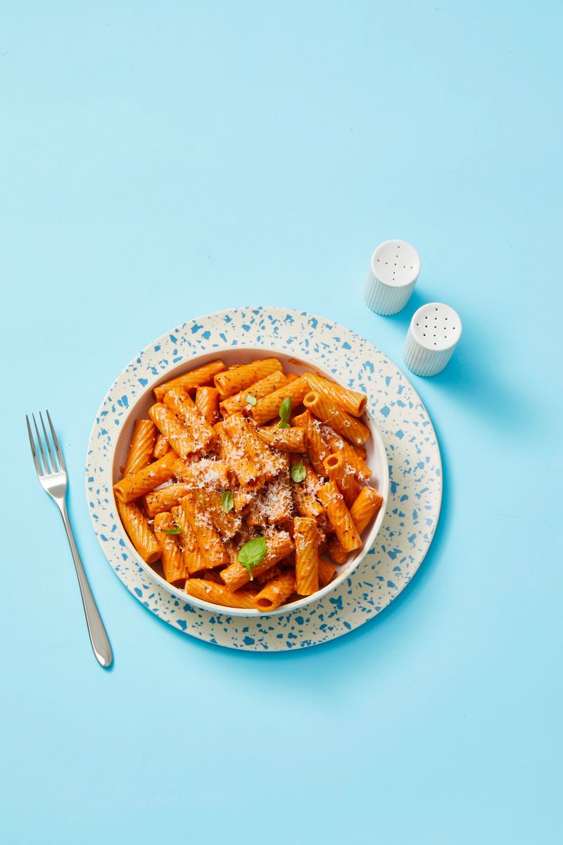 45) Pasta with Vodka Sauce