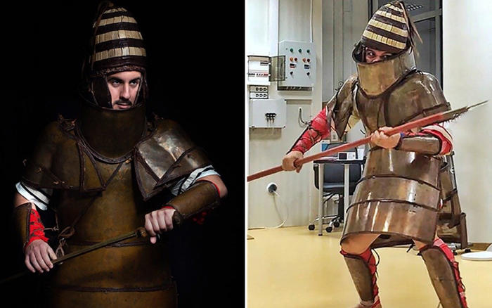 ancient greek armour tested on marines works surprisingly well