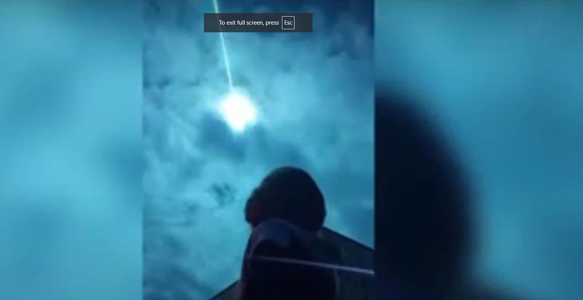 vídeo do meteoro gravado por jovem portuguesa está a percorrer o mundo (até will smith partilhou)