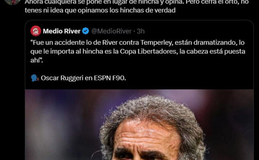 La frase de Ruggeri que hizo estallar de risa a Boca y que ni los hinchas de River pueden creer