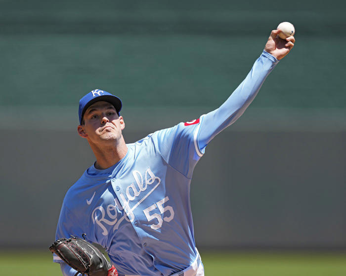 cole ragans allows 1 hit, strikes out 12 in royals' 8-3 win over tigers