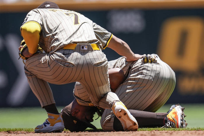 padres' star xander bogaerts placed on il with fractured left shoulder