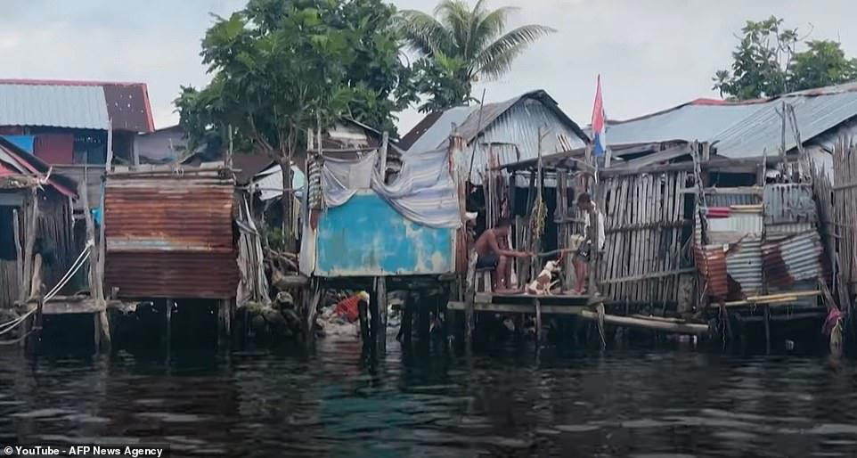 inside the very overcrowded caribbean island which is home to more than 2,000 people but has no sanitation system or electricity