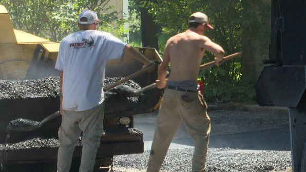 Working outdoors in record heat