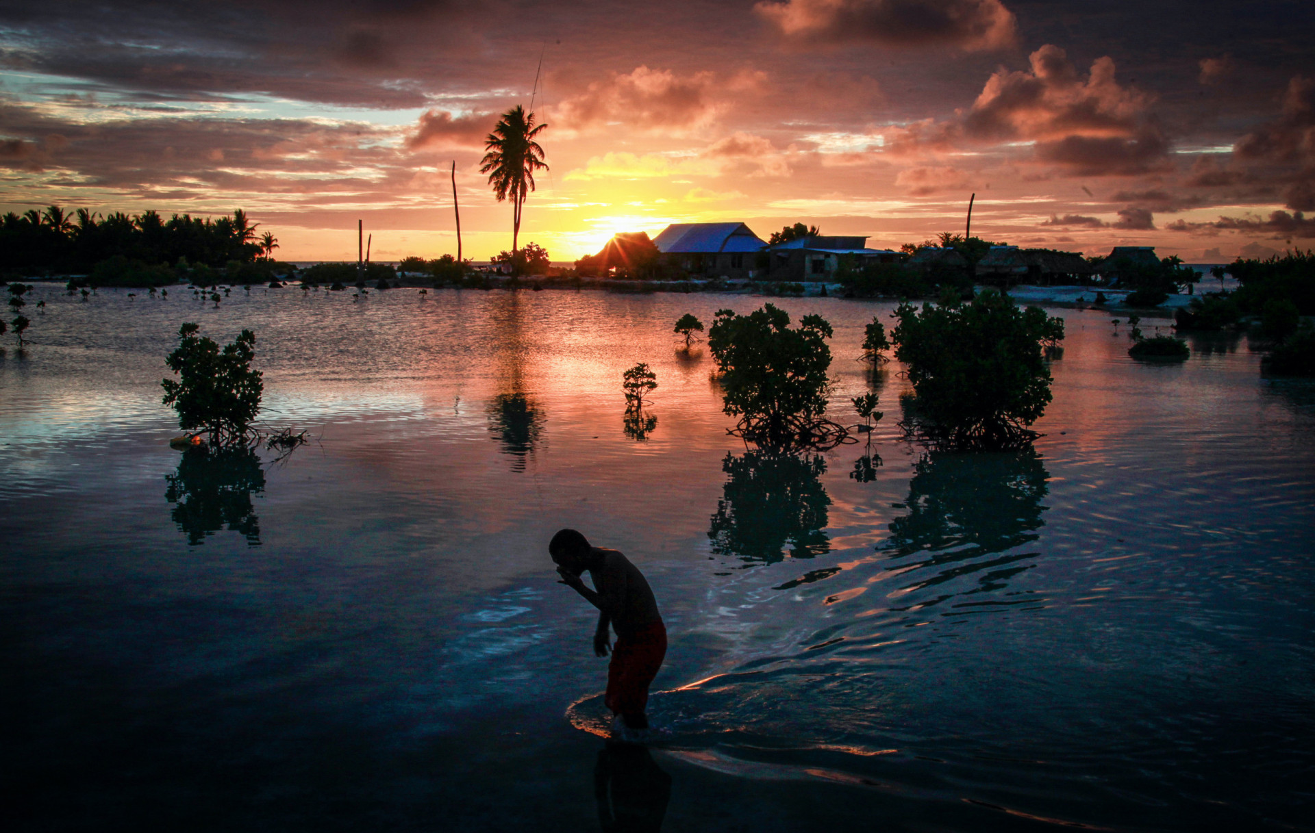 <p>Due to its location, Kiribati faces many significant environmental challenges, including coastal erosion, saltwater intrusion, and the impacts of climate change, particularly with rising sea levels. Much of the country’s resources are spent on trying to maintain its unique cultural heritage in the face of globalization.</p> <p>Sources: (FOCUS on Geography) (WorldAtlas) (National Oceanic and Atmospheric Administration)</p> <p>See also: <a href="https://www.starsinsider.com/travel/385789/the-worlds-most-isolated-islands-and-locations">The world's most isolated islands and locations</a></p><p>You may also like: </p>