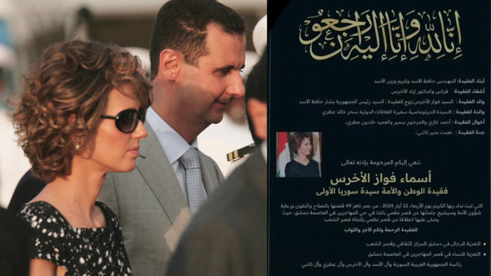 alleged obituary paper for asma assad causes shock, controversy