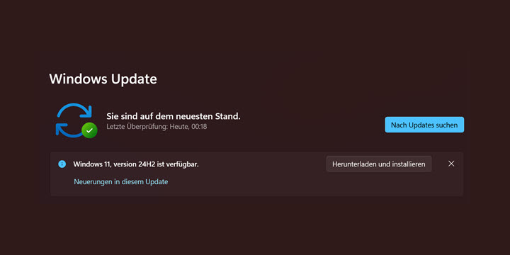 Windows 11 Version 24H2 Jetzt Als Release-Vorschau Verfügbar